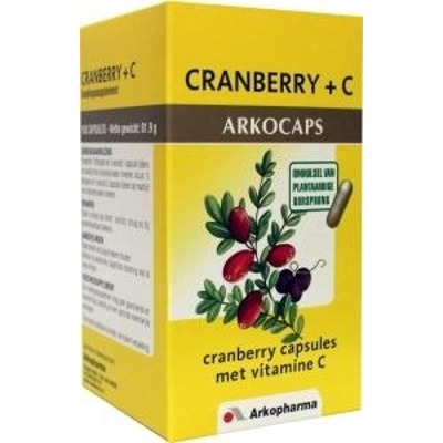 Arkocaps Cranberry & Vitamine C Arkocaps Cranberry & Vitamine C afbeelding