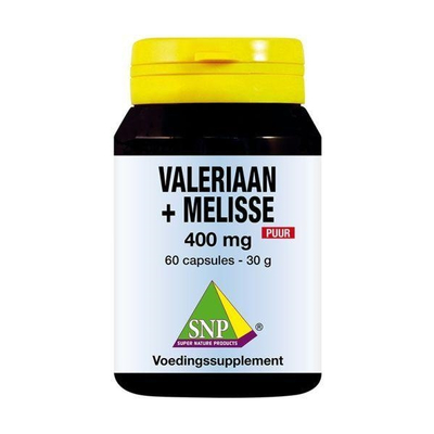 SNP Valeriaan melisse 400 mg puur SNP Valeriaan melisse 400 mg puur afbeelding
