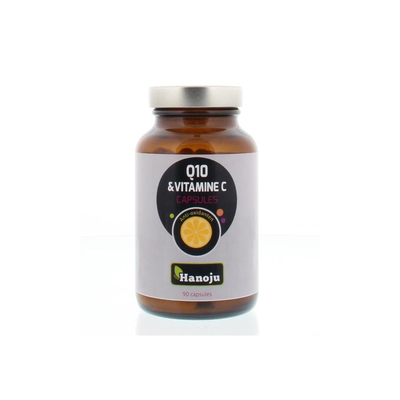 Hanoju Co-enzym Q10 250 mg vitamine C 250 mg Hanoju Co-enzym Q10 250 mg vitamine C 250 mg afbeelding