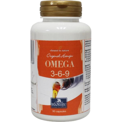 Hanoju Omega 3 6 9 1000 mg Hanoju Omega 3 6 9 1000 mg afbeelding
