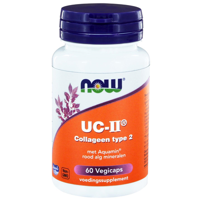 NOW UC-II Collageen type 2 met Aquamarin roodalg mineralen afbeelding