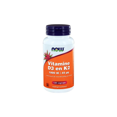 NOW Vitamin D3 1000 IE & Vitamin K2 NOW Vitamin D3 1000 IE & Vitamin K2 Abbildung