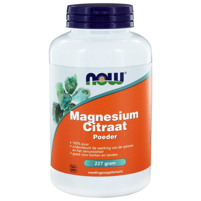 NOW Magnesium Citraat Poeder afbeelding