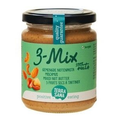 TerraSana 3-Mix Nussmus ohne Erdnüsse TerraSana 3-Mix Nussmus ohne Erdnüsse Abbildung
