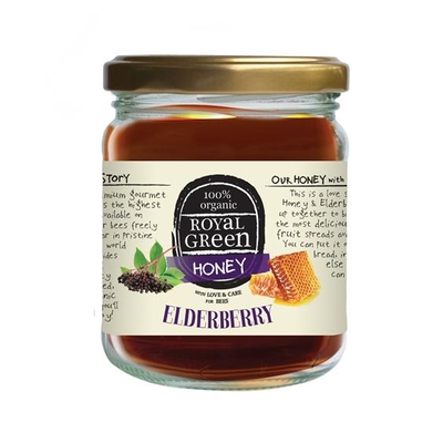 Royal Green Holunderhonig (Honig mit Holunderbeeren) Royal Green Holunderhonig (Honig mit Holunderbeeren) Abbildung