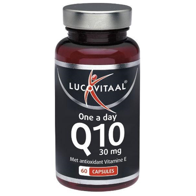 Lucovitaal Q10 30 mg one a day Lucovitaal Q10 30 mg one a day afbeelding