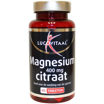 Lucovitaal Lucovitaal Magnesium citraat 400 mg Lucovitaal Lucovitaal Magnesium citraat 400 mg afbeelding