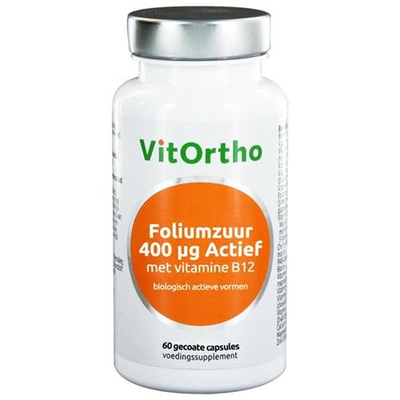Vitortho Folsäure 400 µg aktiv mit Vitamin B12 Vitortho Folsäure 400 µg aktiv mit Vitamin B12 Abbildung