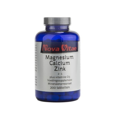 Nova Vitae Magnesium calcium 2:1 zink D3 Nova Vitae Magnesium calcium 2:1 zink D3 afbeelding