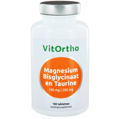 Vitortho Magnesiumbisglycinat und Taurin Vitortho Magnesiumbisglycinat und Taurin Abbildung