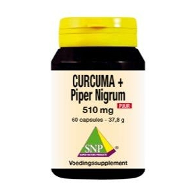 SNP Curcuma & piper nigrum 510 mg pure image