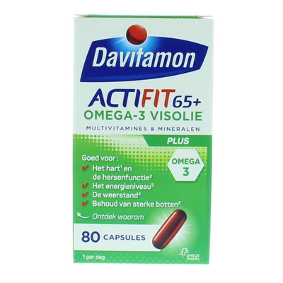 Davitamon Actifit 65+ Omega 3 Davitamon Actifit 65+ Omega 3 Abbildung