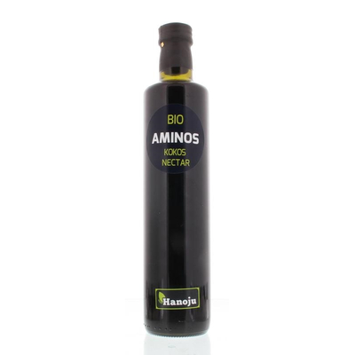 Hanoju Bio aminos kokosnoot nectar Hanoju Bio aminos kokosnoot nectar afbeelding