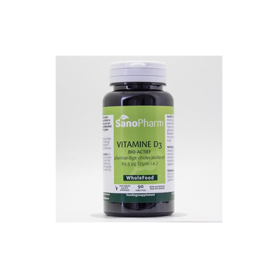 SanoPharm Vitamine D3 62.5 mcg 2500IE SanoPharm Vitamine D3 62.5 mcg 2500IE afbeelding