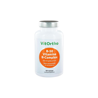 Vitortho B-50 Vitamine B-Complex Vitortho B-50 Vitamine B-Complex afbeelding