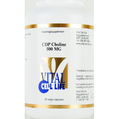 Vital Cell Life CDP Choline 500 mg Vital Cell Life CDP Choline 500 mg image