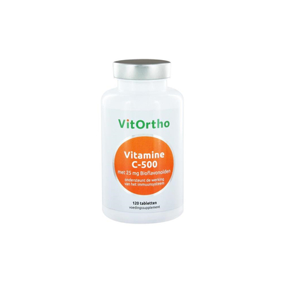 Vitortho Vitamin C-500 mit 25 mg Bioflavonoiden Vitortho Vitamin C-500 mit 25 mg Bioflavonoiden Abbildung