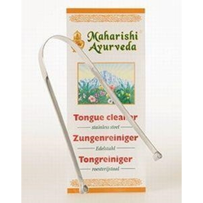 Maharishi Ayurv Zungenschaber aus rostfreiem Stahl Maharishi Ayurv Zungenschaber aus rostfreiem Stahl Abbildung