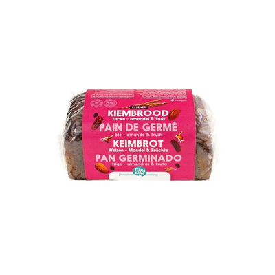 TerraSana Gekiemd brood zuidvruchten amandel TerraSana Gekiemd brood zuidvruchten amandel afbeelding