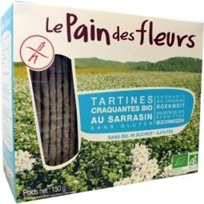 Pain Des Fleurs Buckwheat crackers without salt Pain Des Fleurs Buckwheat crackers without salt image