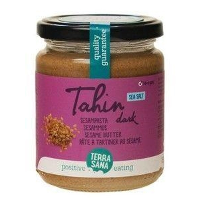 TerraSana Tahin bruin sesampasta met zeezout TerraSana Tahin bruin sesampasta met zeezout afbeelding