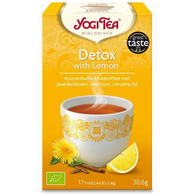 Yogi Tea Detox with lemon Yogi Tea Detox with lemon afbeelding