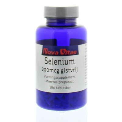 Nova Vitae Selenium 200 mcg gistvrij Nova Vitae Selenium 200 mcg gistvrij afbeelding