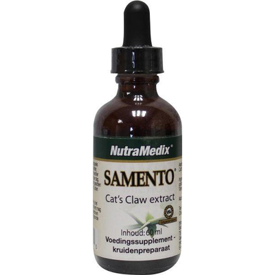 Nutramedix Samento cat's claw toa-vrij Nutramedix Samento cat's claw toa-vrij afbeelding