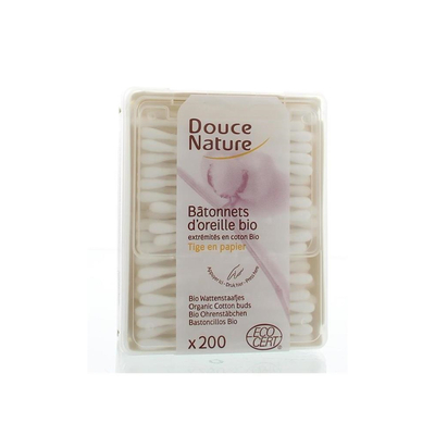 Douce Nature Wattestäbchen Bio-Baumwolle Douce Nature Wattestäbchen Bio-Baumwolle Abbildung