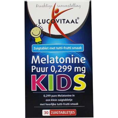 Lucovitaal Melatonine kids puur 0.299 mg afbeelding