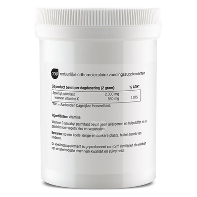 AOV Voedingssupplementen 333 Vitamin C as Ascorbyl Palmitate AOV Voedingssupplementen 333 Vitamin C as Ascorbyl Palmitate image