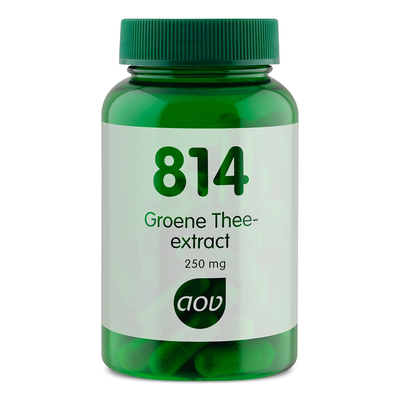 AOV Voedingssupplementen 814/815 Grüntee-Extrakt 250 mg (green tea) AOV Voedingssupplementen 814/815 Grüntee-Extrakt 250 mg (green tea) Abbildung