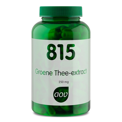 AOV Voedingssupplementen 814/815 Grüntee-Extrakt 250 mg (green tea) AOV Voedingssupplementen 814/815 Grüntee-Extrakt 250 mg (green tea) Abbildung