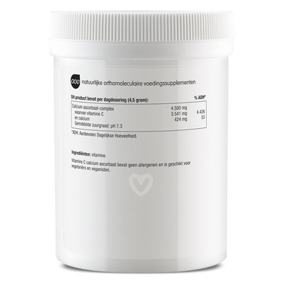 AOV Voedingssupplementen 331 Vitamine C als Calcium Ascorbaat AOV Voedingssupplementen 331 Vitamine C als Calcium Ascorbaat afbeelding