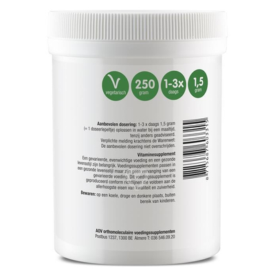 AOV Voedingssupplementen 331 Vitamine C als Calcium Ascorbaat AOV Voedingssupplementen 331 Vitamine C als Calcium Ascorbaat afbeelding