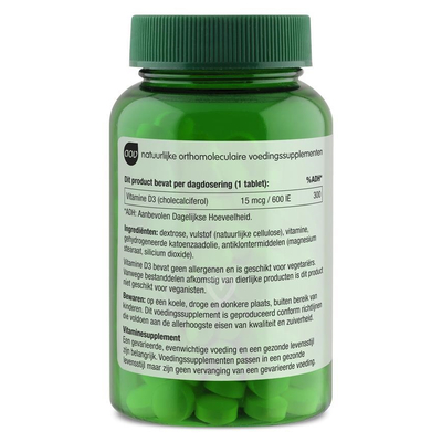 AOV Voedingssupplementen 404/405 Vitamin D3 15 mcg (600 IE) AOV Voedingssupplementen 404/405 Vitamin D3 15 mcg (600 IE) Abbildung