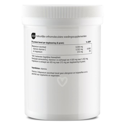 AOV Voedingssupplementen 332 Vitamin C als Magnesiumascorbat AOV Voedingssupplementen 332 Vitamin C als Magnesiumascorbat Abbildung