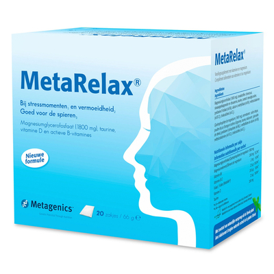 Metagenics MetaRelax sachets (nu met vitamine D) afbeelding