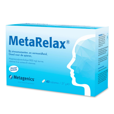 Metagenics MetaRelax tabletten (nu met vitamine D) Metagenics MetaRelax tabletten (nu met vitamine D) afbeelding