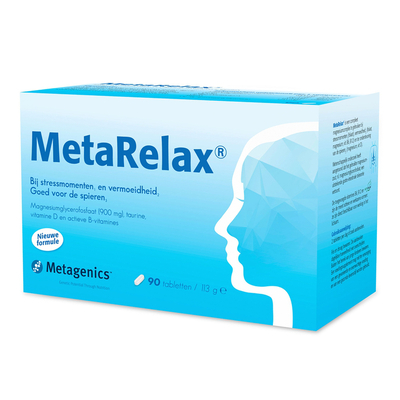 Metagenics MetaRelax tabletten (nu met vitamine D) Metagenics MetaRelax tabletten (nu met vitamine D) afbeelding