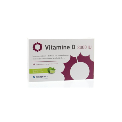Metagenics Vitamine D3 3000IU Metagenics Vitamine D3 3000IU afbeelding