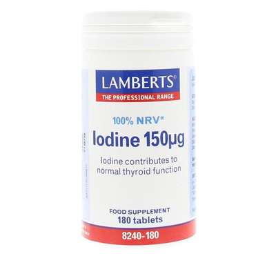 Lamberts Jodium 150 mcg Lamberts Jodium 150 mcg afbeelding