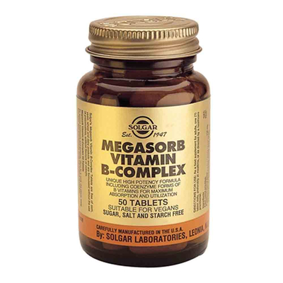 Solgar Vitamins Megasorb Vitamin-B-Komplex Abbildung
