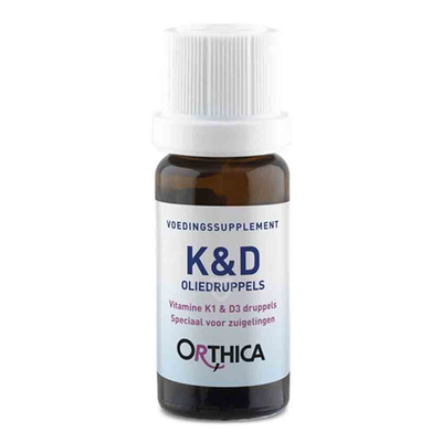 Orthica Vitamine K & D voor zuigelingen Orthica Vitamine K & D voor zuigelingen afbeelding