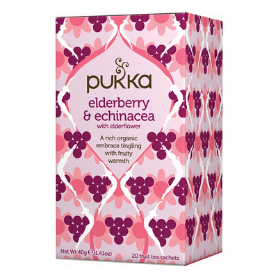Pukka Pukka Elderberry & Echinacea Tee Pukka Pukka Elderberry & Echinacea Tee Abbildung