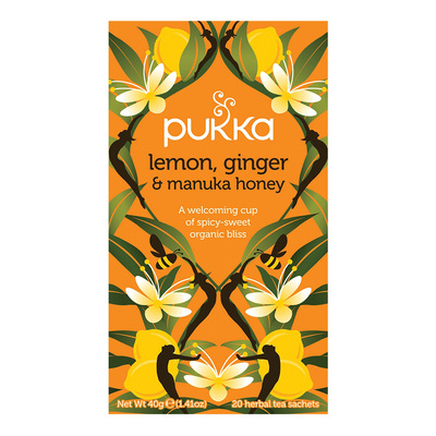 Pukka Pukka Lemon Ginger Manuka Honey Tee Abbildung