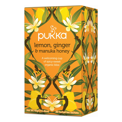 Pukka Pukka Lemon Ginger Manuka Honey Tee Abbildung