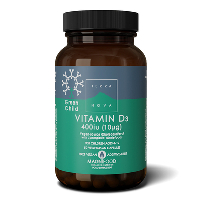 Terranova Green Child Vitamin D3 400 IU (vegan) Terranova Green Child Vitamin D3 400 IU (vegan) image