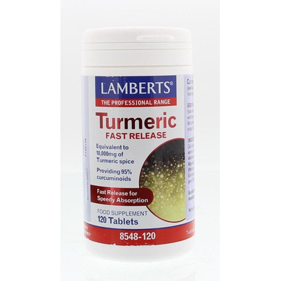 Lamberts Curcuma fast release (Turmeric) Lamberts Curcuma fast release (Turmeric) afbeelding