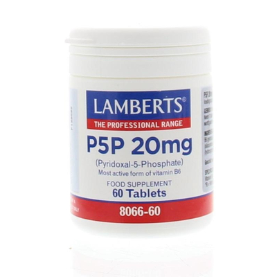 Lamberts Vitamin B6 (P5P) 20 mg Lamberts Vitamin B6 (P5P) 20 mg Abbildung